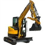 3,5 ton excavator listrik mini