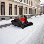 Penghapus salju crawler listrik